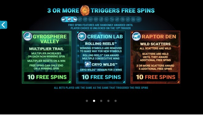 Free Spin Features