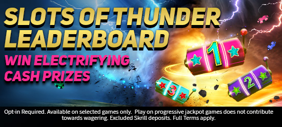 Thursday Slots of Thunder Leaderboard