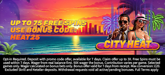 Up to 75 Free Spins
