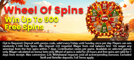 Weekend Wheel Of Spins